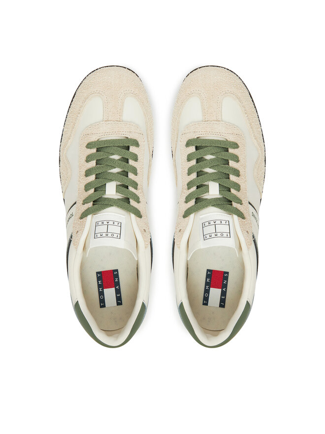 Tommy Jeans Sneakers Tommy Jeans The Greenwich Leather EM0EM01587 Alb