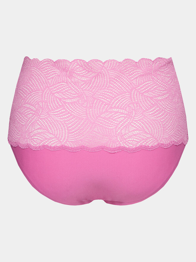 Chantelle Chantelle Klasične spodnje hlačke z visokim pasom Soft Stretch C11G80 Roza