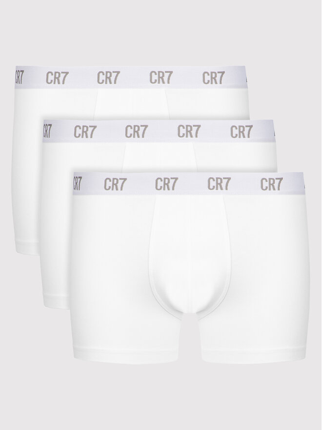 Cristiano Ronaldo CR7 Cristiano Ronaldo CR7 Σετ μποξεράκια 3 τμχ Main Basic 3Pack 8100-49-100 Λευκό