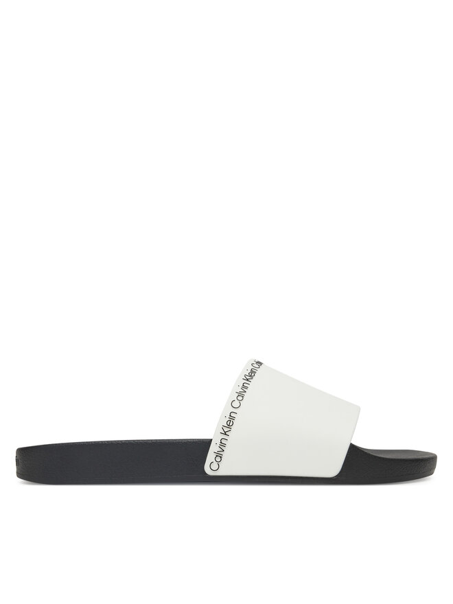 Calvin Klein Nazouváky Calvin Klein Pool Slide Rubber HM0HM00981 Bílá