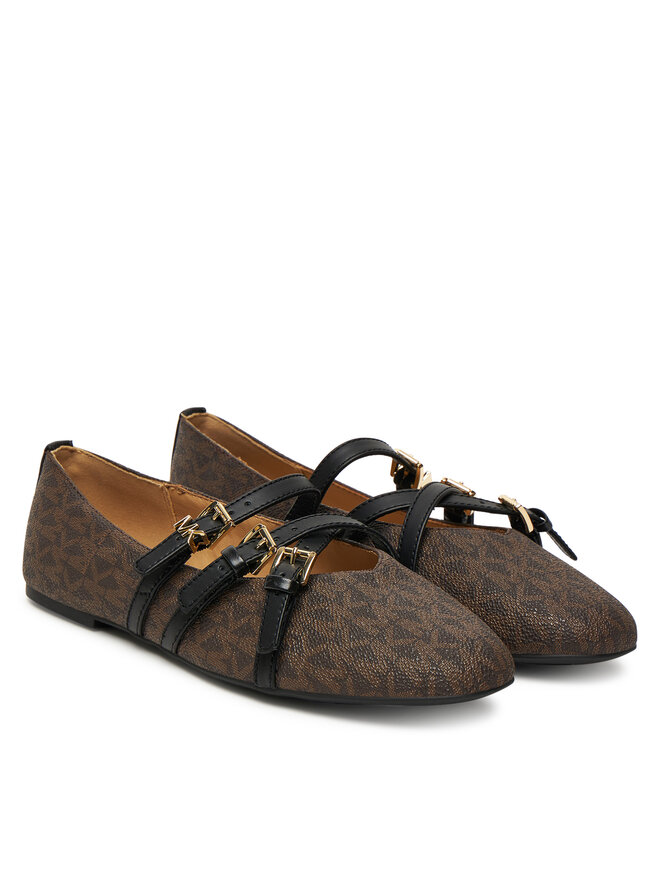 MICHAEL Michael Kors Балеринки MICHAEL Michael Kors Indy 40T5IDFP1B Кафяв