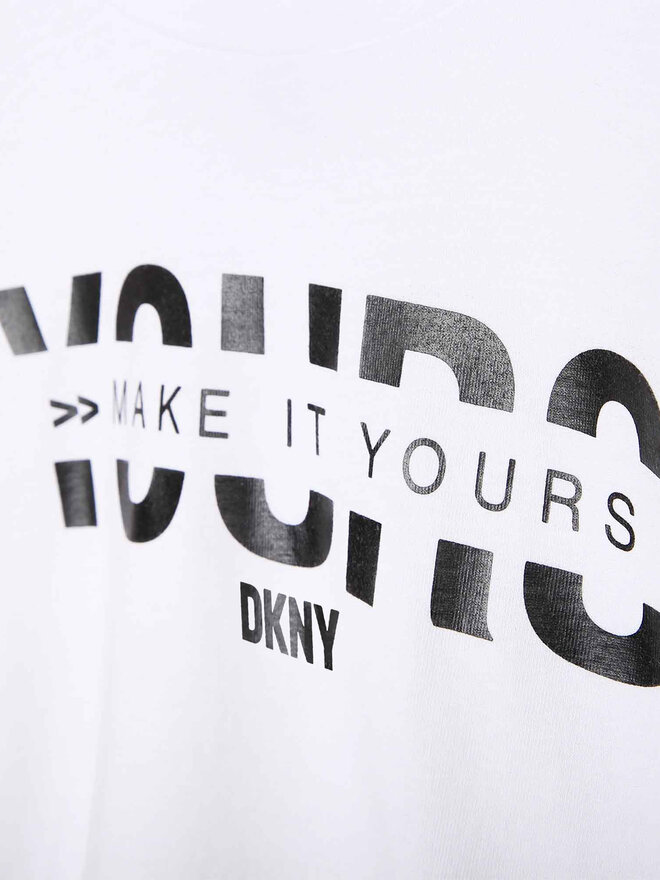 DKNY DKNY Camiseta D35T18 D Blanco Regular Fit