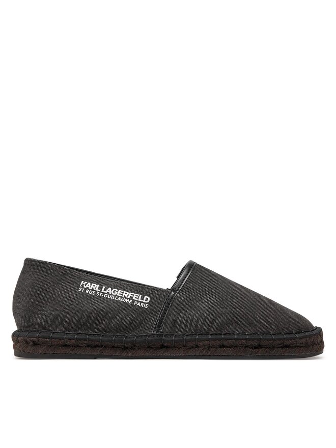 KARL LAGERFELD Espadryle KARL LAGERFELD KL70119 Czarny