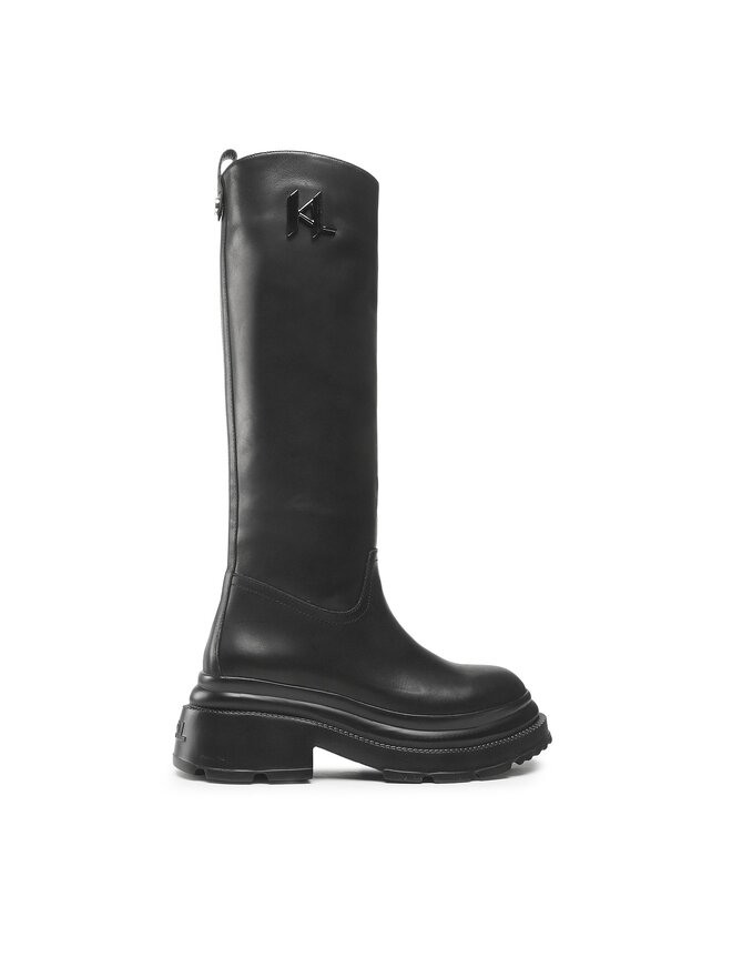 KARL LAGERFELD Ботуши KARL LAGERFELD KL45090 Черен