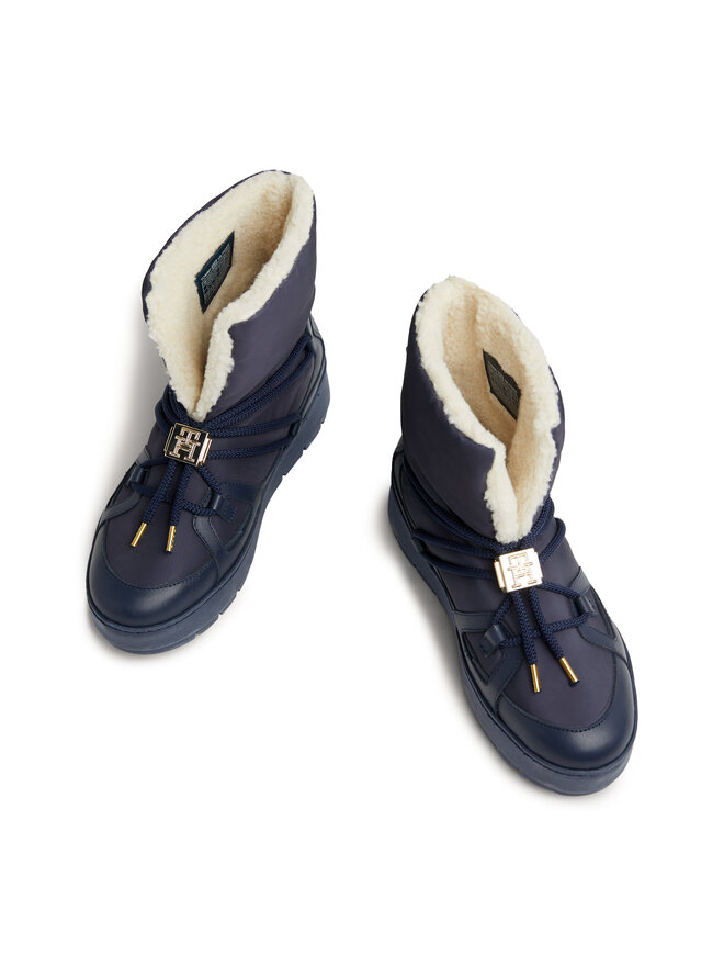 Tommy Hilfiger Schneeschuhe Tommy Hilfiger Tommy Essential Snowboot FW0FW07504 Blau
