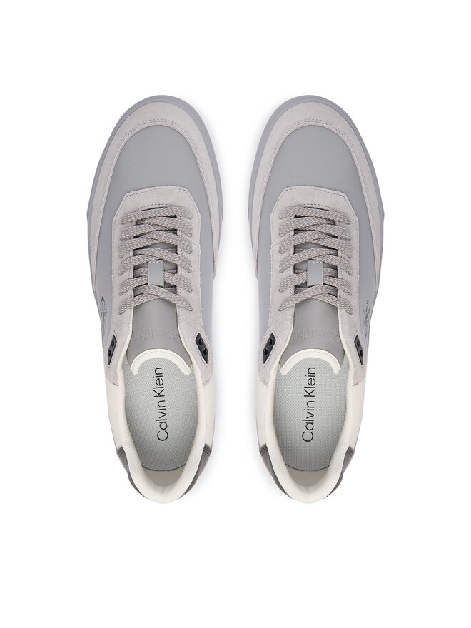 Calvin Klein Sneakers Calvin Klein Prime Cupsole Laceup Lth-Su Ml HM0HM02449 Grau