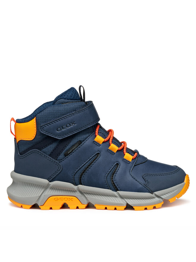 Geox Schnürschuhe Geox J Flexyper Plus J56LCC 0FUME C4J2T S Dunkelblau