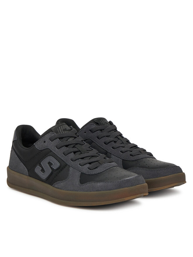 Skechers Sneakersy Skechers New Wave Cup-Calven 210961/BKGY Czarny