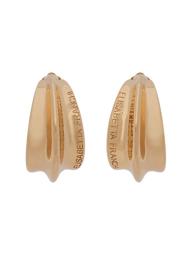Elisabetta Franchi Кліпси Elisabetta Franchi OR-63B-51E2-V230 Золотий