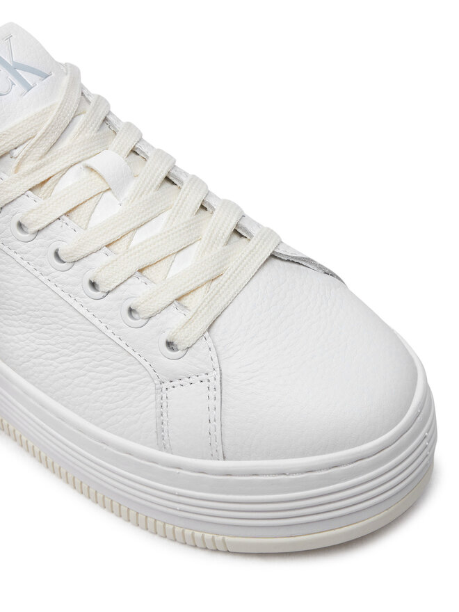 Calvin Klein Jeans Sneakersy Calvin Klein Jeans Bold Flatf Low Mix Ohb YW0YW01632 Bílá