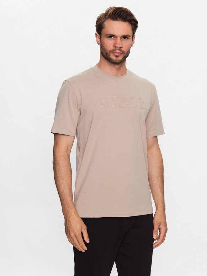 Guess Guess Camiseta Alphy Z2YI11 J1314 Beis Regular Fit