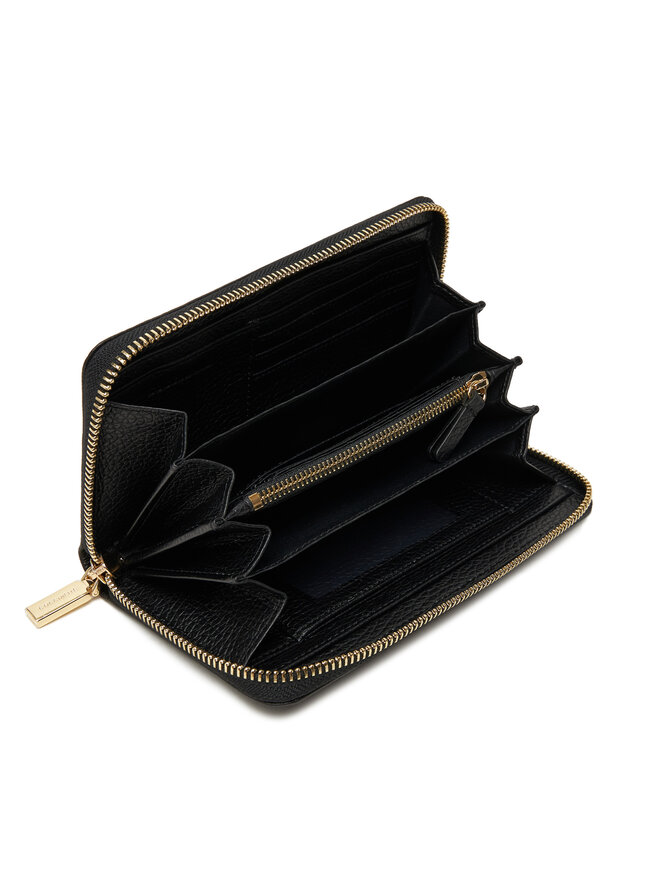 Coccinelle Cartera grande para mujer Coccinelle MW5 Metallc Soft E2 MW5 11 32 01 Negro