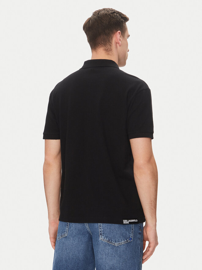 Karl Lagerfeld Jeans Karl Lagerfeld Jeans Polo A2M17094 Μαύρο Regular Fit