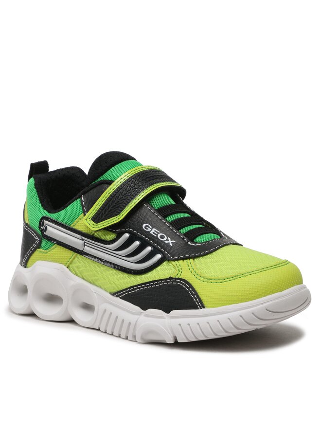 Geox Sneakersy Geox J Wroom B. A J35GAA 014BU C3707 D Zelená