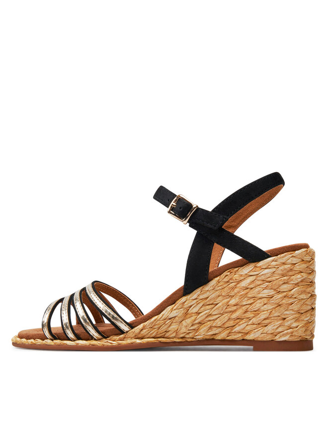 Caprice Espadrilles Caprice 9-28305-42 Schwarz