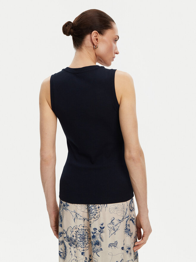 Fracomina Fracomina Felső FP25ST2001J40101 Sötétkék Slim Fit