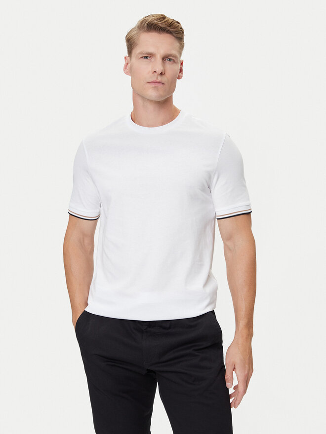BOSS Boss T-Shirt Thompson 04 50501097 Weiß Regular Fit