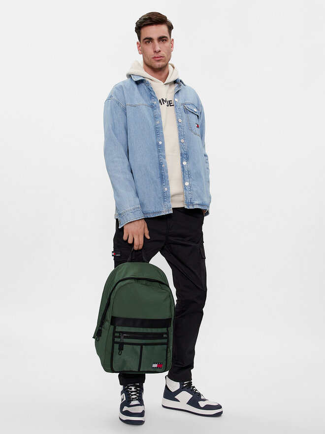 Tommy Jeans Σακίδιο Tommy Jeans Mission AM0AM11147 Πράσινο