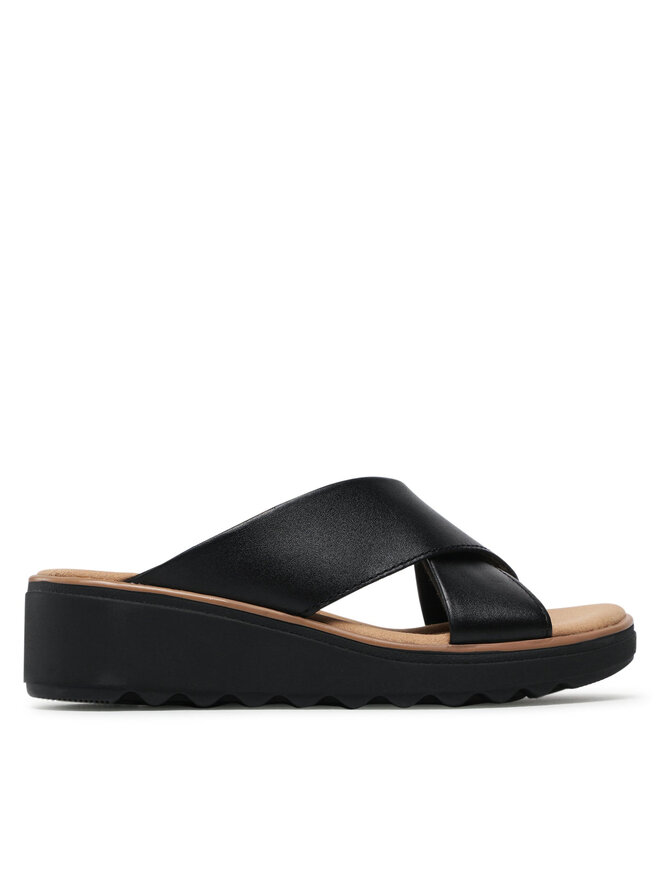 Clarks Pantoletten Clarks Jillian Gem 261575854 Schwarz