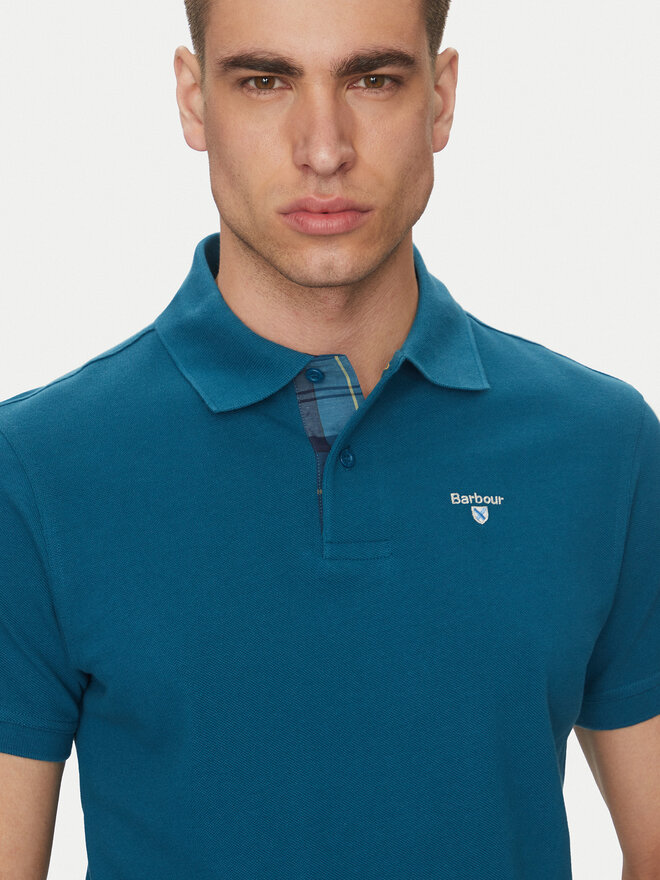 Barbour Barbour Pólóing Tartan MML0012AQ72 Kék Regular Fit