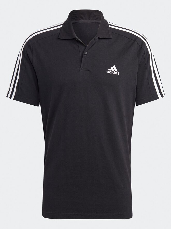 adidas adidas Poloshirt Essentials Piqué Embroidered Small Logo 3-Stripes Polo Shirt IC9310 Schwarz Regular Fit