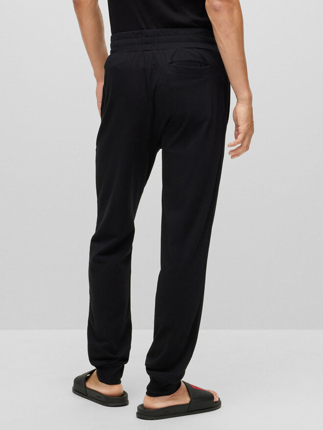 HUGO Hugo Pižamos kelnės Labelled 50478929 Juoda Regular Fit