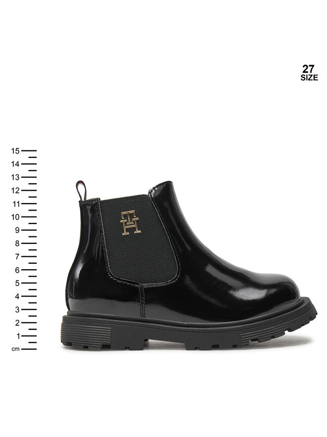 Tommy Hilfiger Botine Tommy Hilfiger Chelsea Boot T1A5-33563-0343 M Negru