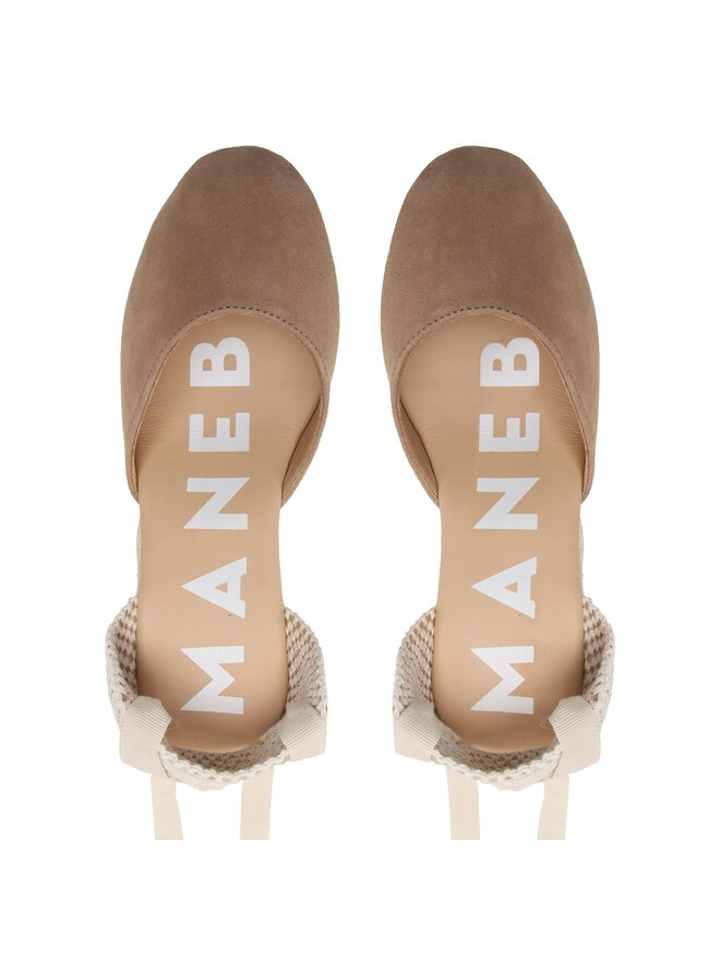 Manebi Espadrile Manebi Wedge Espadrilles W 1.9 WV Rjava