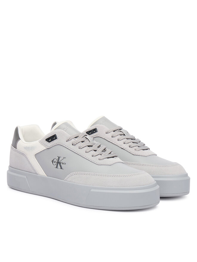 Calvin Klein Sneakers Calvin Klein Prime Cupsole Laceup Lth-Su Ml HM0HM02449 Grau