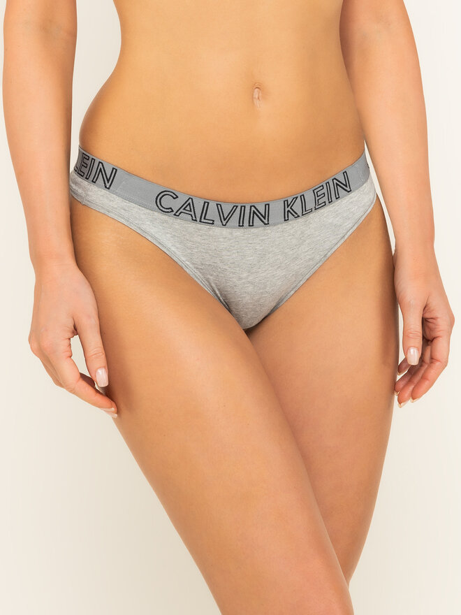 Calvin Klein Underwear Calvin Klein Underwear Стрінги Ultimate 000QD3636E Сірий