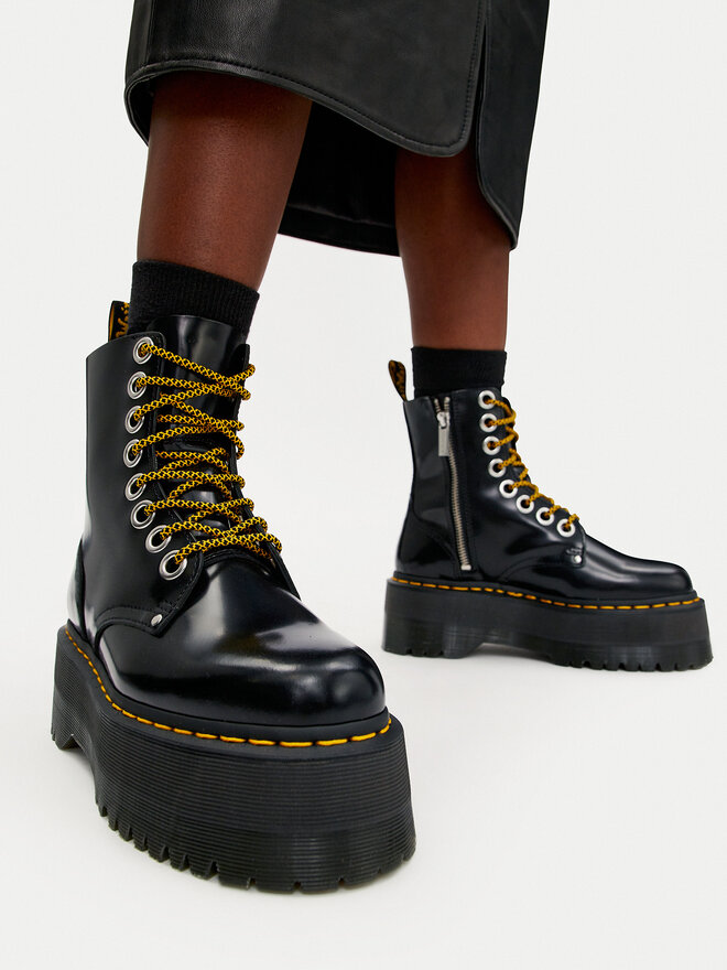 Dr. Martens Bocanci Dr. Martens Jadon Max 25566001 Negru