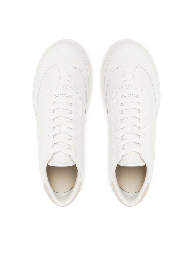 Calvin Klein Снікерcи Calvin Klein Low Top Lace Up Tmbl Lth HM0HM01803 Білий