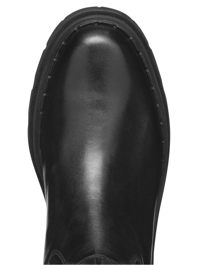 Geox Kozačky Geox D Felleny D46XED 043NH C9999 Černá