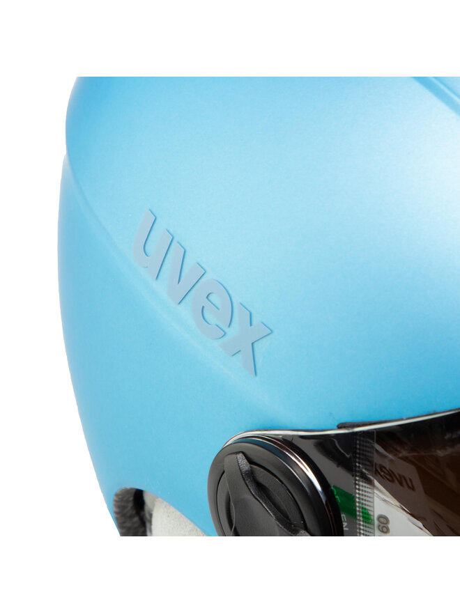 Uvex HLMT 400 Visor Style – Casque De Ski Homme/femme Avec Visière, OTG Lunettes, Ventilation Active, Filtre Catégorie 2