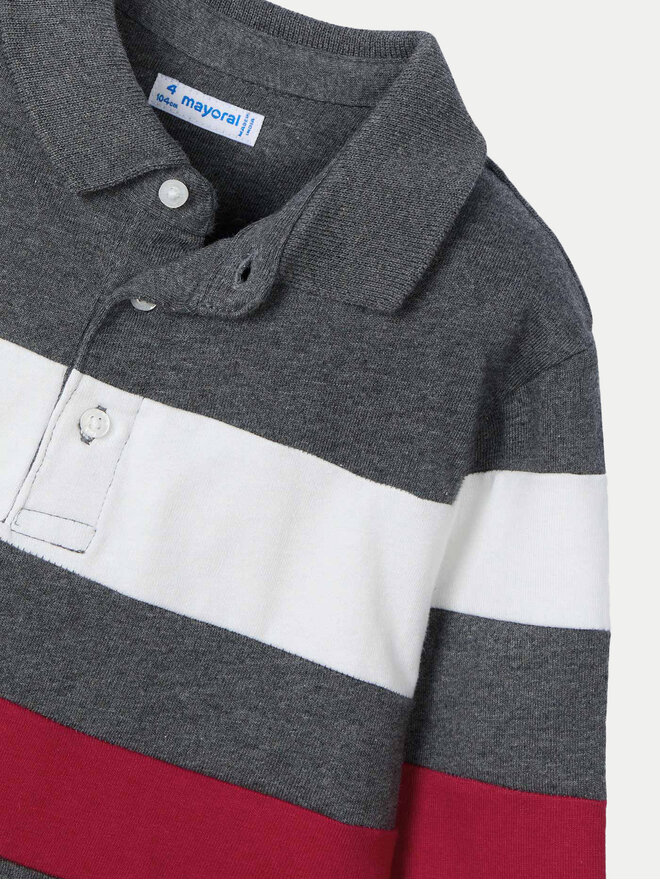 Mayoral Mayoral Poloshirt 4103 Grau Regular Fit