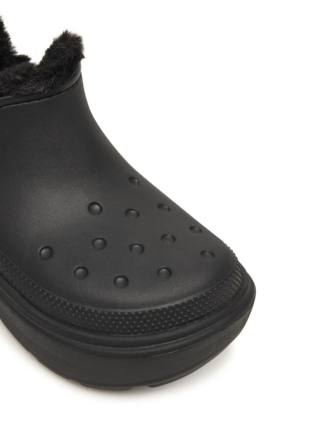 Crocs Schneeschuhe Crocs Stomp Lined Shorty Boot 210673 Schwarz