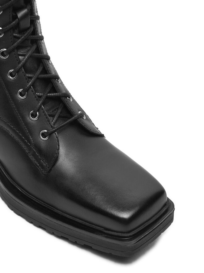 Patrizia Pepe Īsie zābaki Patrizia Pepe 8Y0101/L078-K103 Melns
