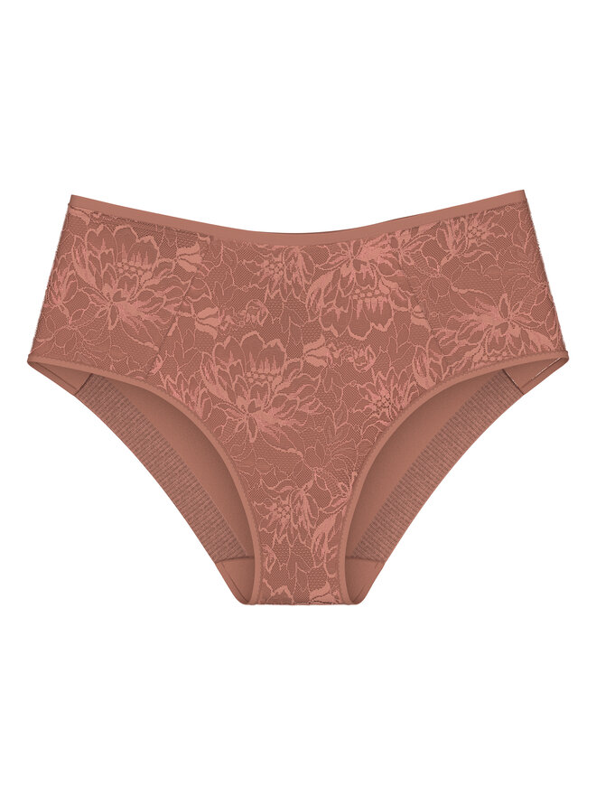 Triumph Triumph Klasične spodnje hlačke z visokim pasom Amourette Charm 10216997 Rjava