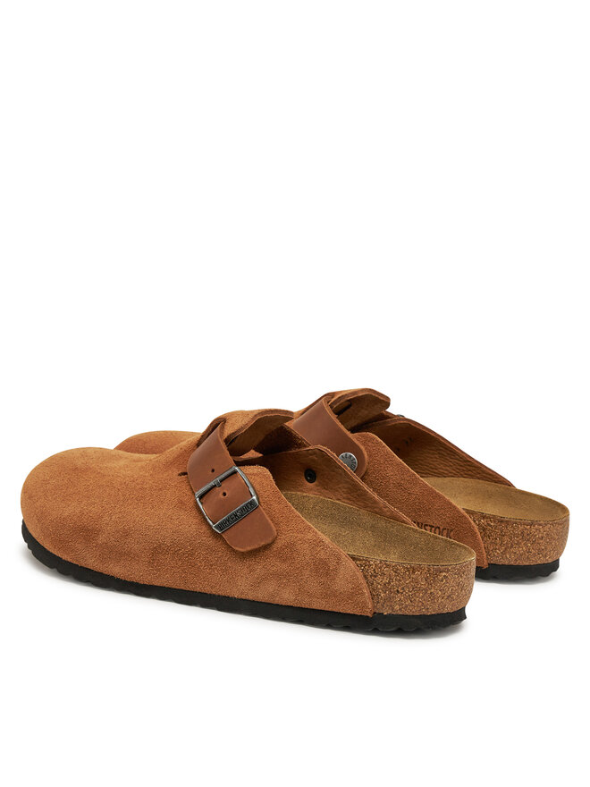 Birkenstock Ciabatte Birkenstock Boston zamsz 1029185 Marrone