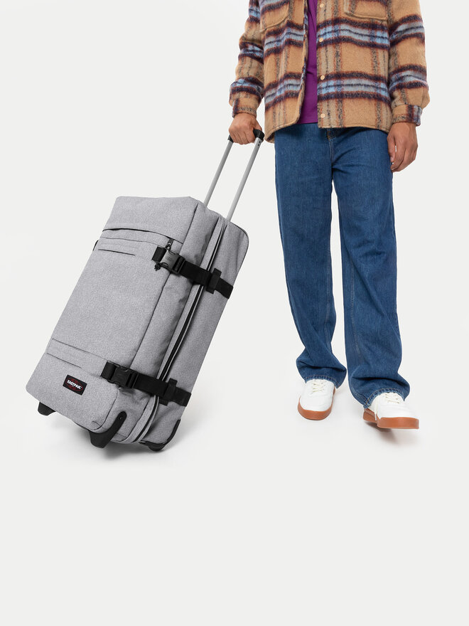 Eastpak Vidējs koferis Eastpak Transit`r M EK0A5BA83631 Pelēks