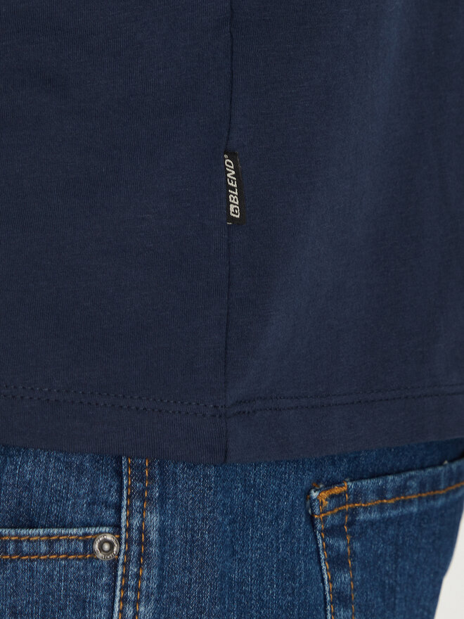Blend Blend T-Shirt 20717758 Dunkelblau Regular Fit