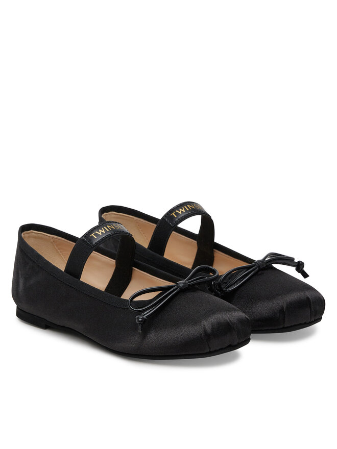 TWINSET Baleriny TWINSET 251GCJ022 M Czarny