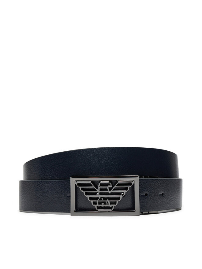 Emporio Armani Cintura da uomo Emporio Armani Y4S507 Y134J 88272 Blu scuro