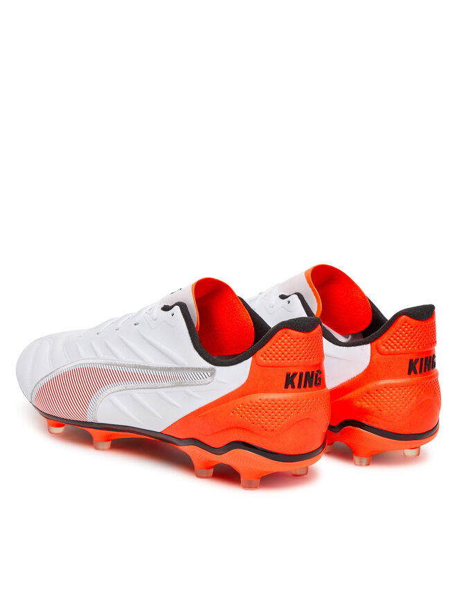 Puma Ποδοσφαιρικά Παπούτσια Puma King Pro Fg/Ag 108828 01 Λευκό