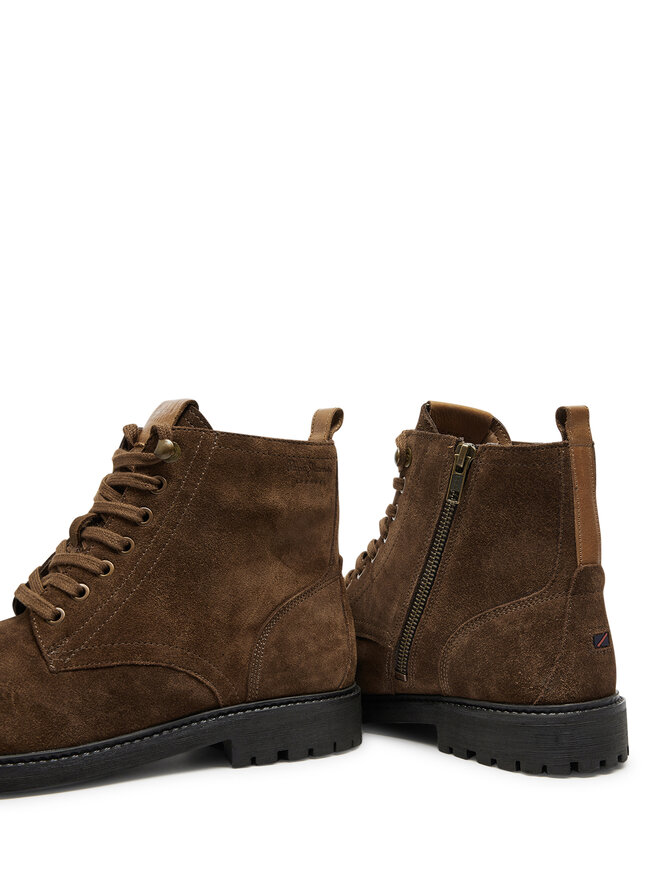 Pepe Jeans Trzewiki Pepe Jeans PMS50247 Brązowy