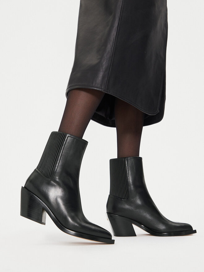 Coach Stivaletti Coach Prestyn Lth Bootie CN136 Nero