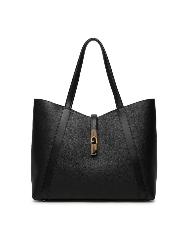 Furla Handtasche Furla Goccia L WB01788 BX3353 CN O6000 Schwarz