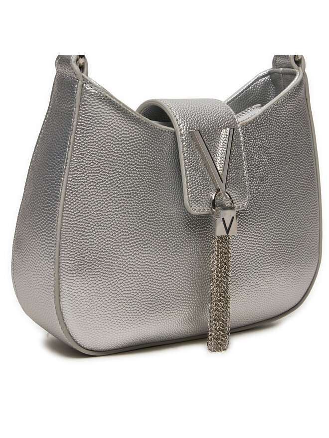 Valentino Ročna torba Valentino Divina VBS1R417G Srebrna