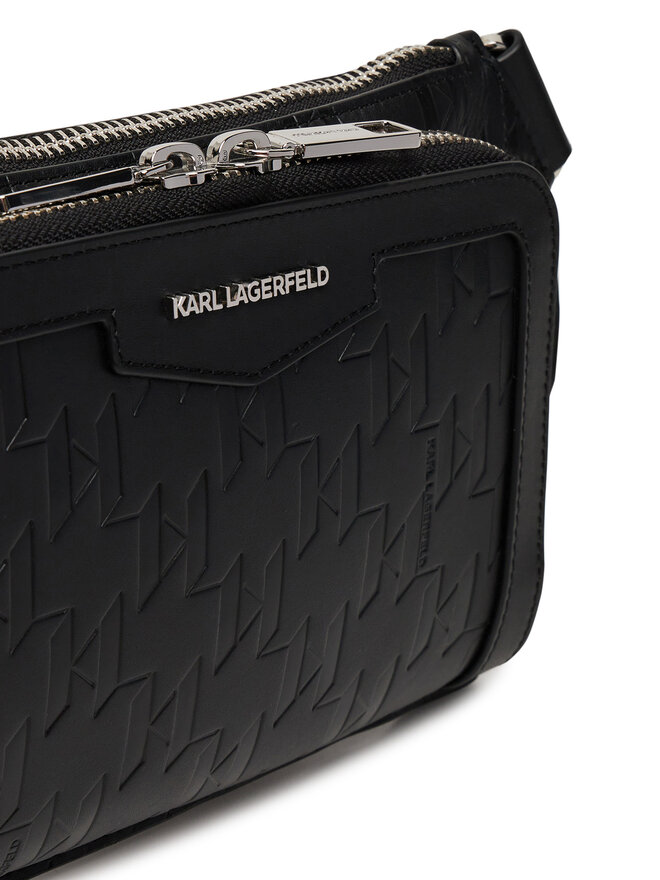 KARL LAGERFELD Torbica oko struka KARL LAGERFELD A1M30004 Crna