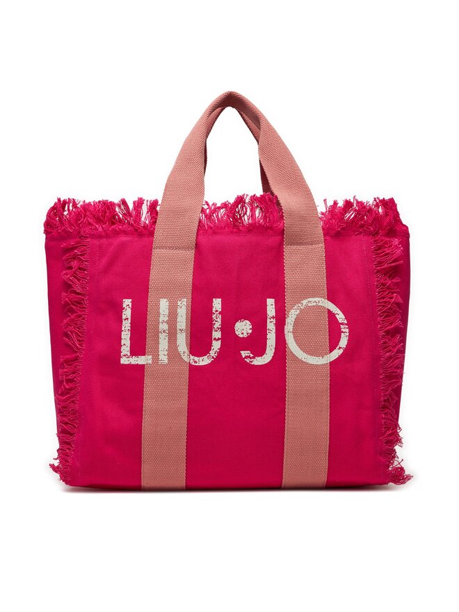 Sac a main Liu Jo Shopping Logo Stamp VA4203 T0300 Rose chaussures